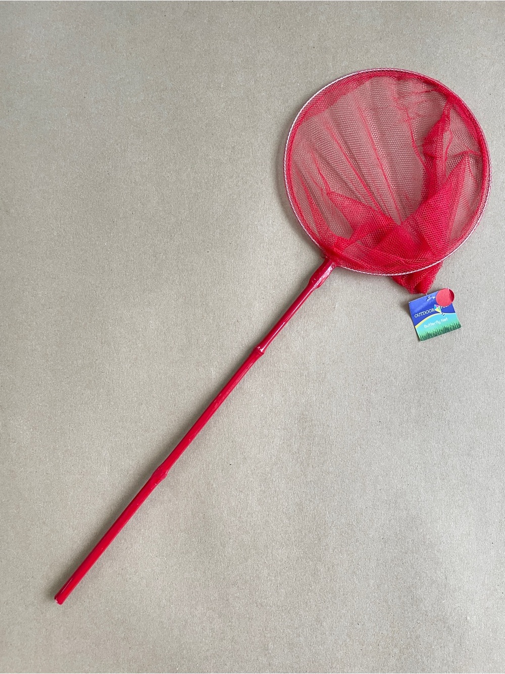 Outdoor Fun Butterfly Net, red